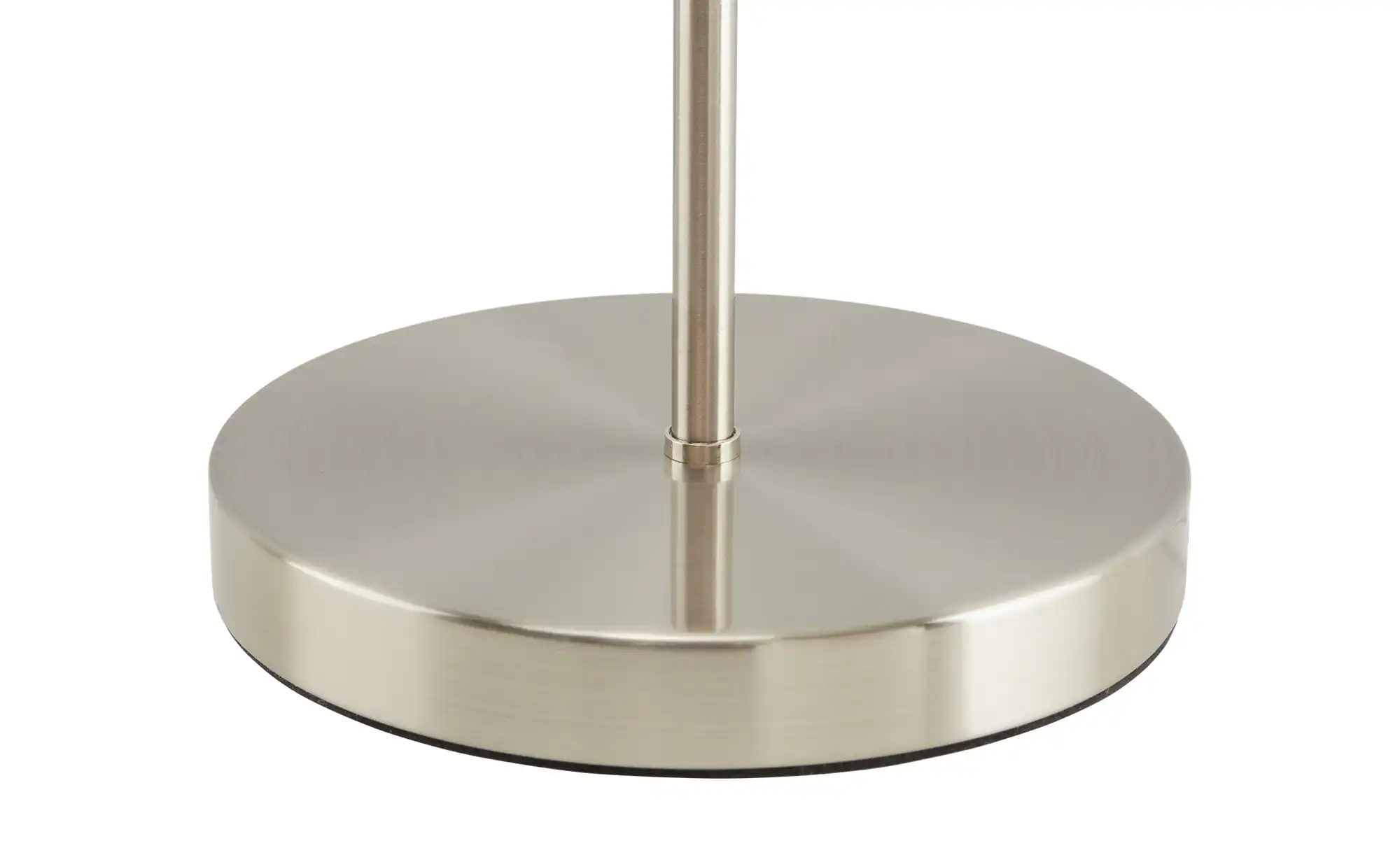 levelone Tischleuchte, 1-flammig, Nickel, Schirm mit Stanzung