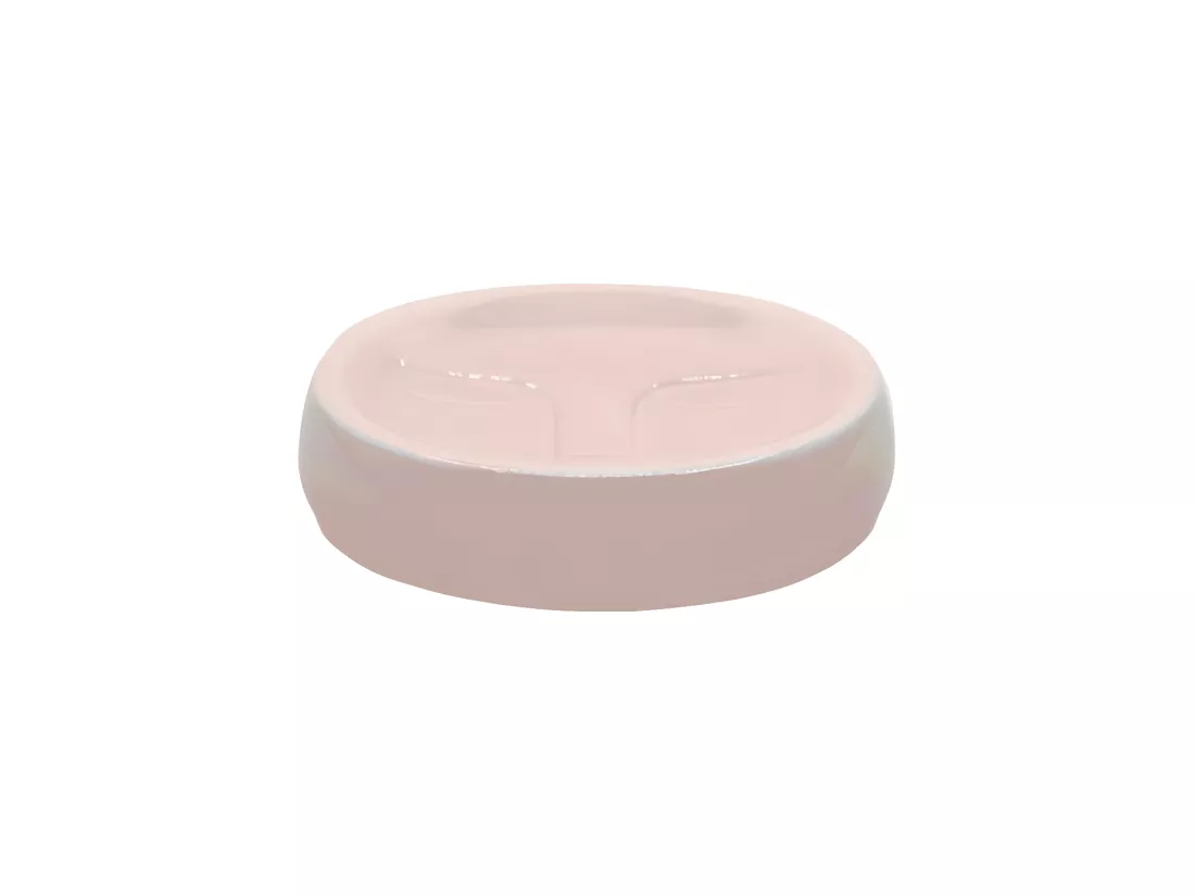 Set de salle de bain 3 pièces en céramique rose