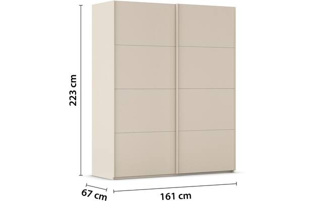 Kledingkast Finca Mat Glas