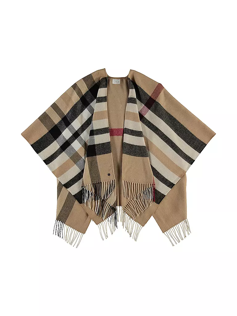 FRAAS Poncho - Cape RUANA camel