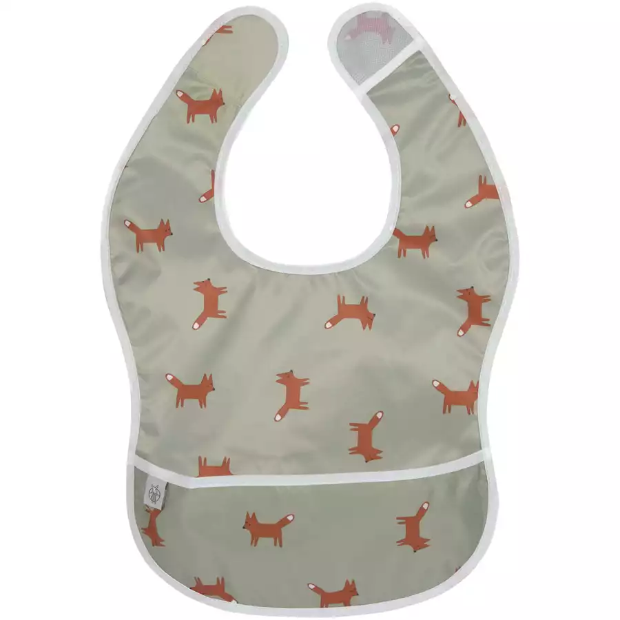Lässig Lätzchen mit Auffangschutz 2er Pack Little Forest Fuchs