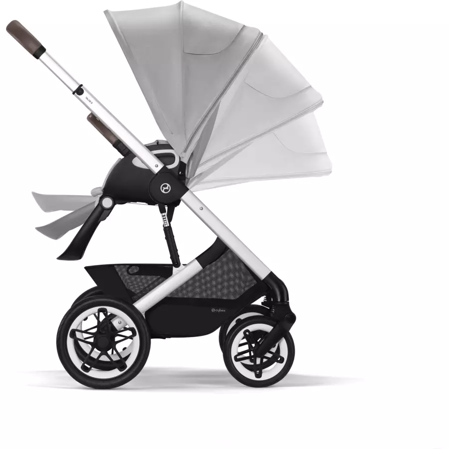 cybex GOLD Kinderwagen Talos S Lux Silver Lava Grey