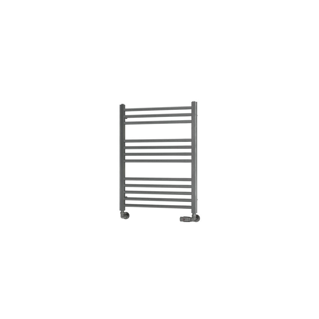 Eastbrook Wendover handdoekradiator 60x80cm 358W RVS geborsteld