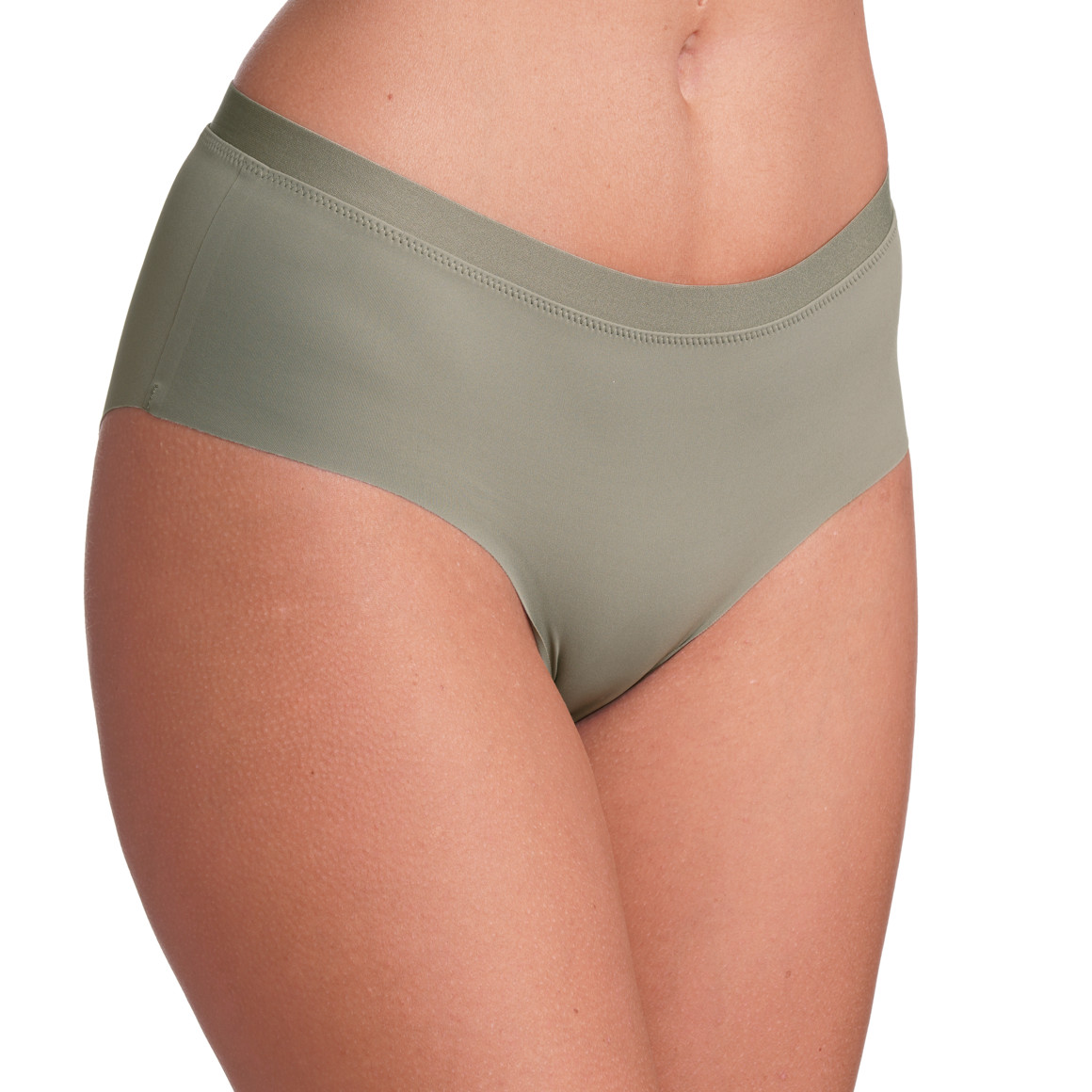 Gina Benotti 3 Damen Pantys in Seamless-Qualität oliv / rosa / schwarz
