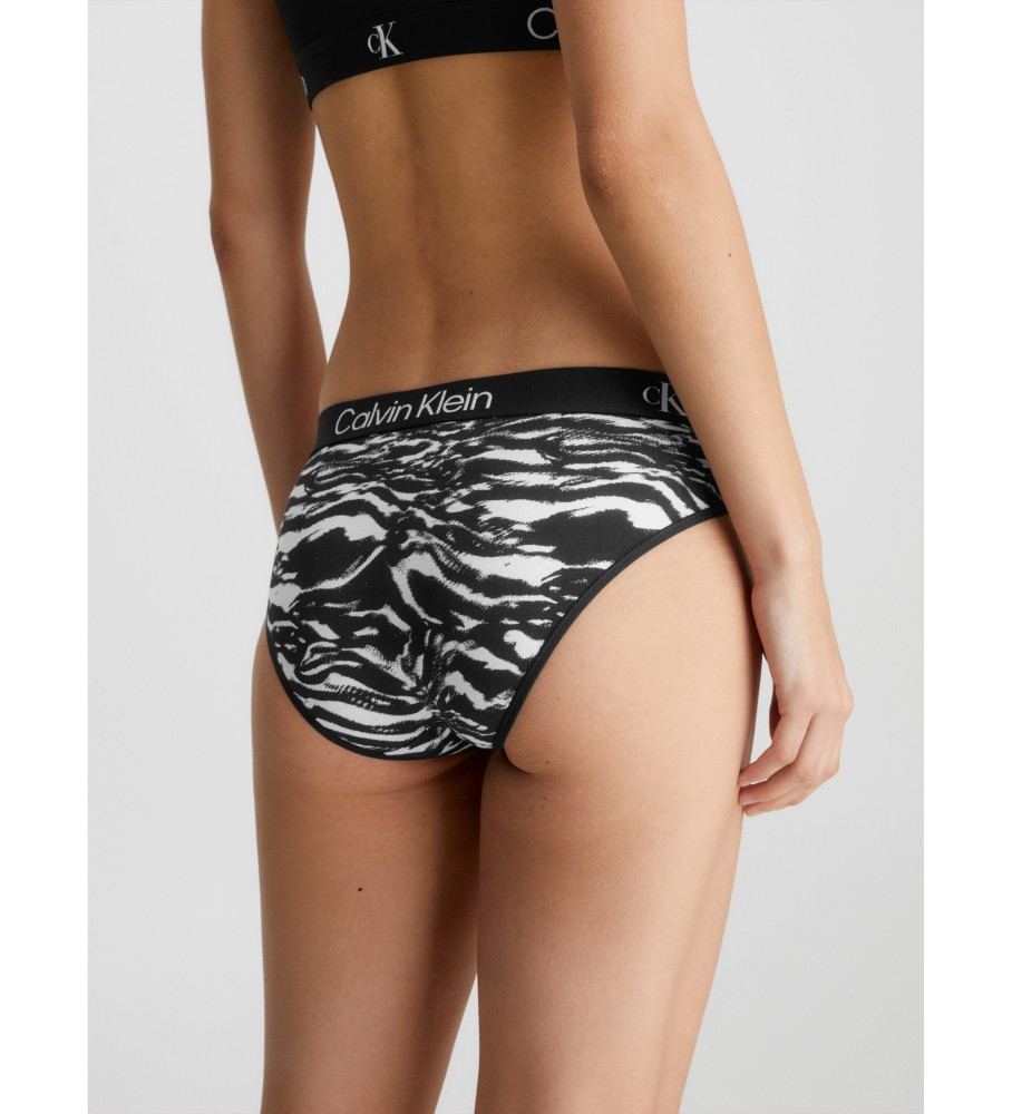 Cuecas Calvin Klein Classic CK96, pacote com 2 unidades, pretas.