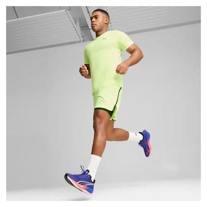 Chaussures Running Puma Velocity Nitro 3 Bleu / Rose Homme