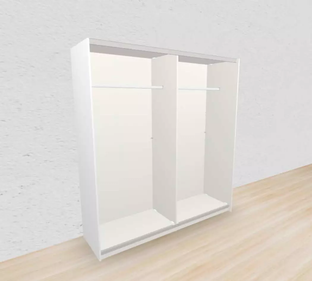 Schwebetürenschrank Slideline 203 x 220 cm