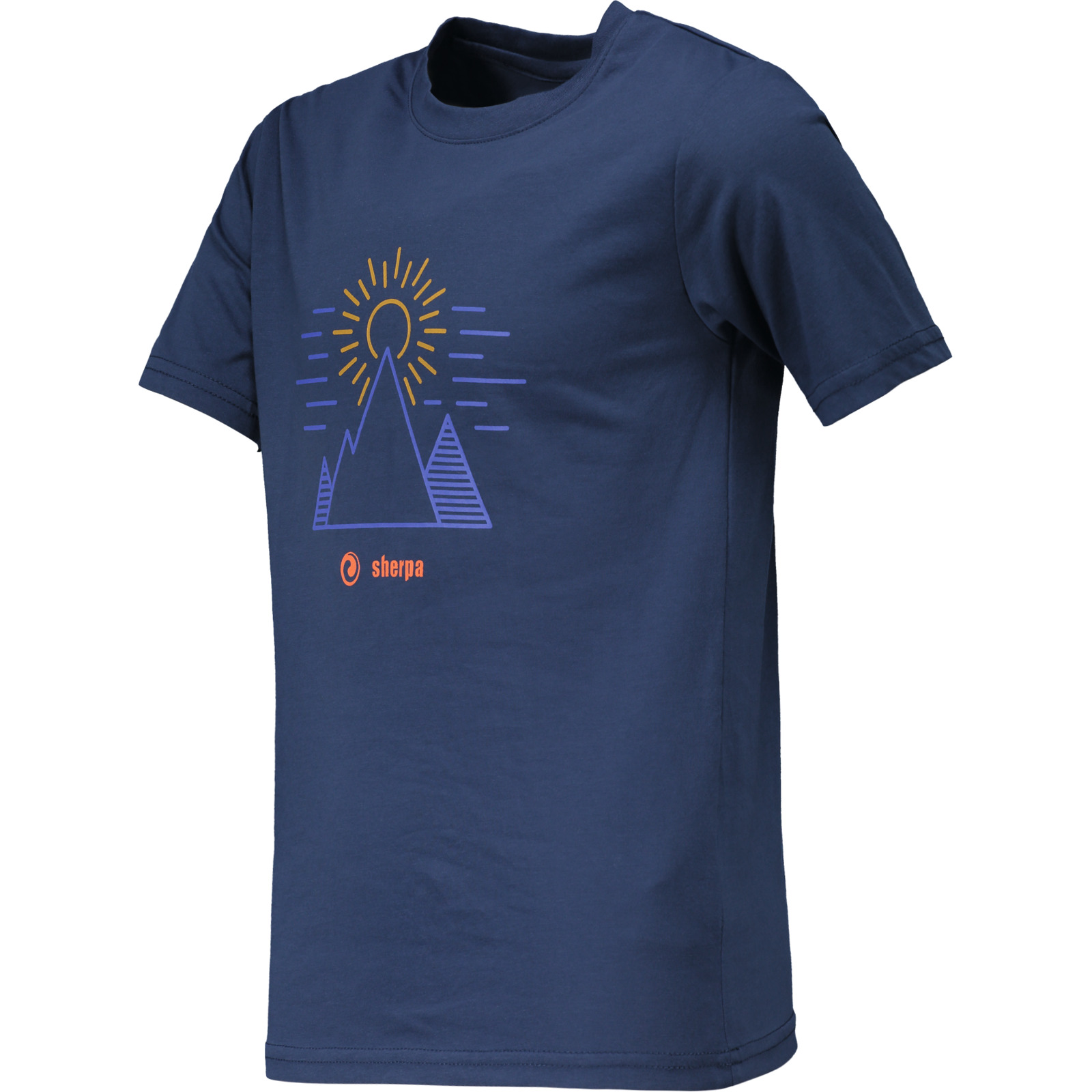 Sherpa Kinder-T-Shirt Yongzin blau