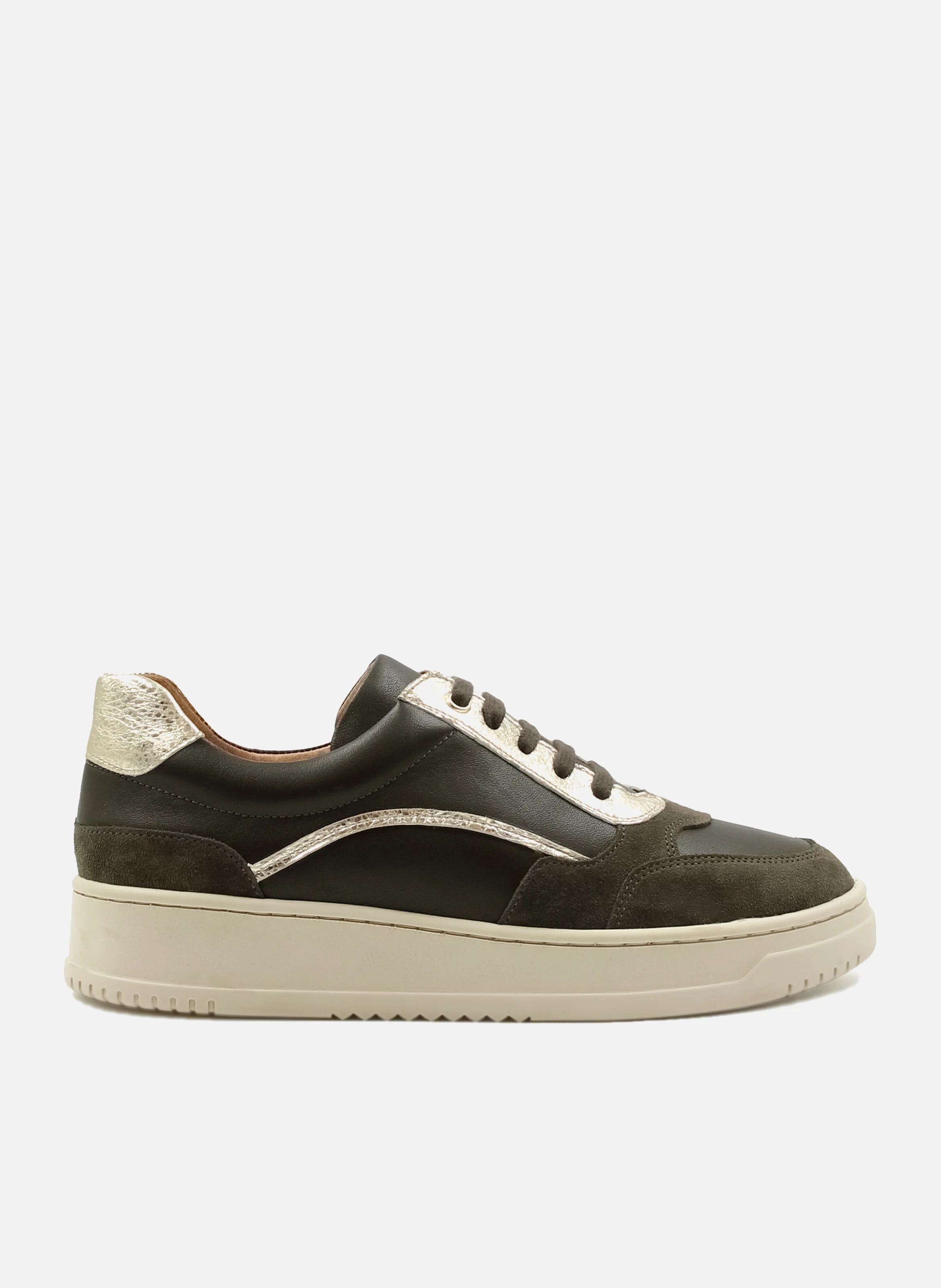 Baskets vintage cuir | Vert