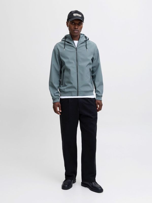 Jack & Jones - Jjebasic Softshell Hood Noos - Herenjas - Stormy Weather