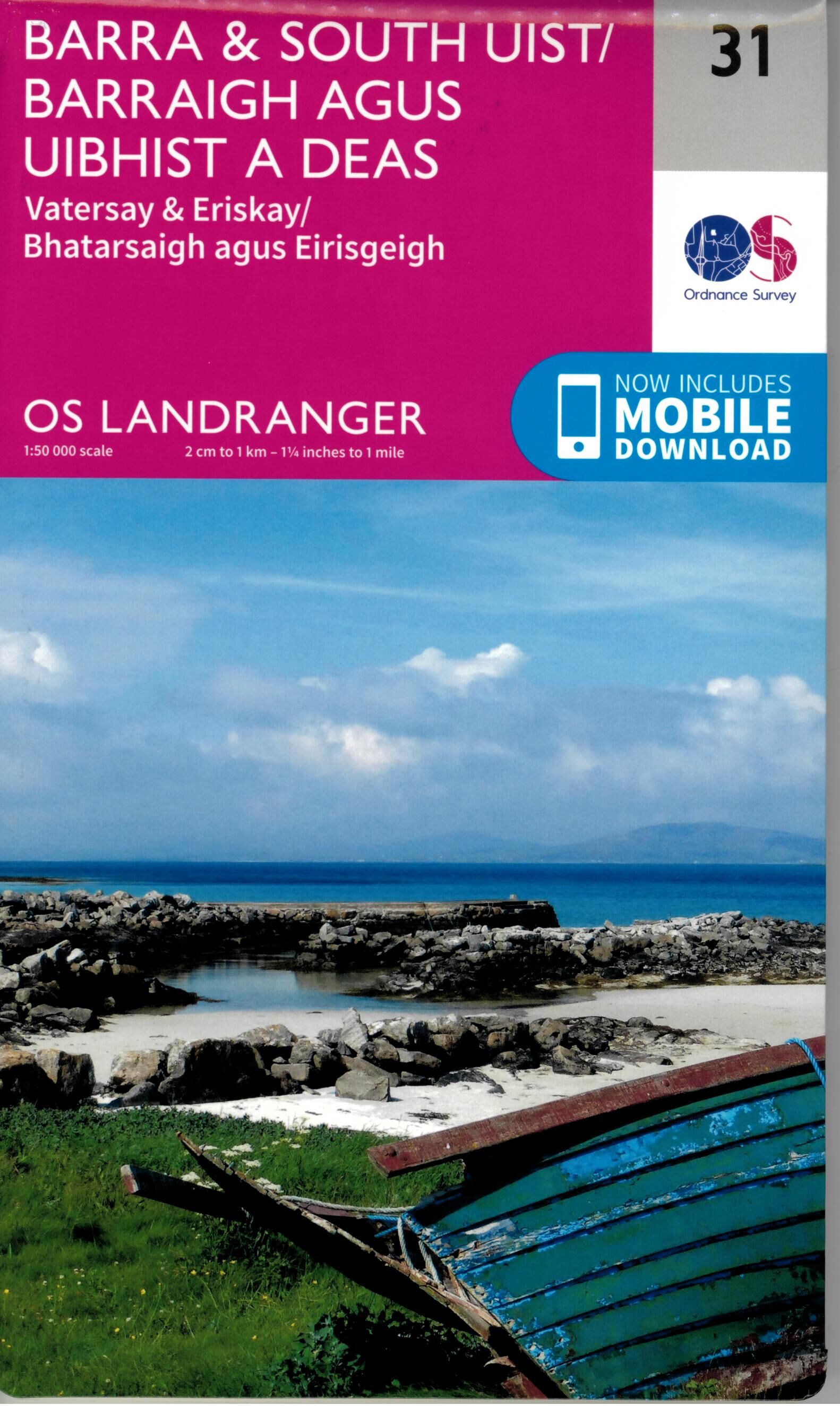 ORDNANCE SURVEY - 31 GB BARRA SOUTH UIST 1 50 000