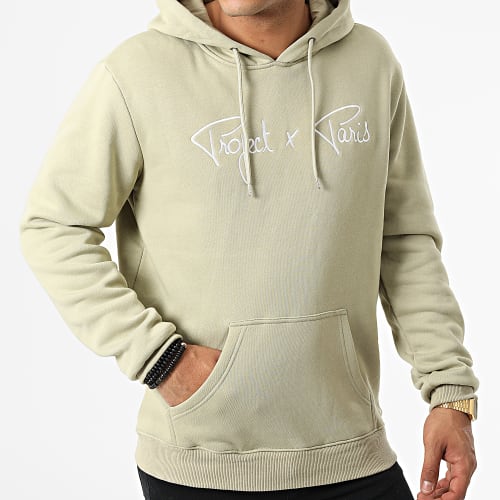 Sweat Capuche 1920010 Vert Kaki