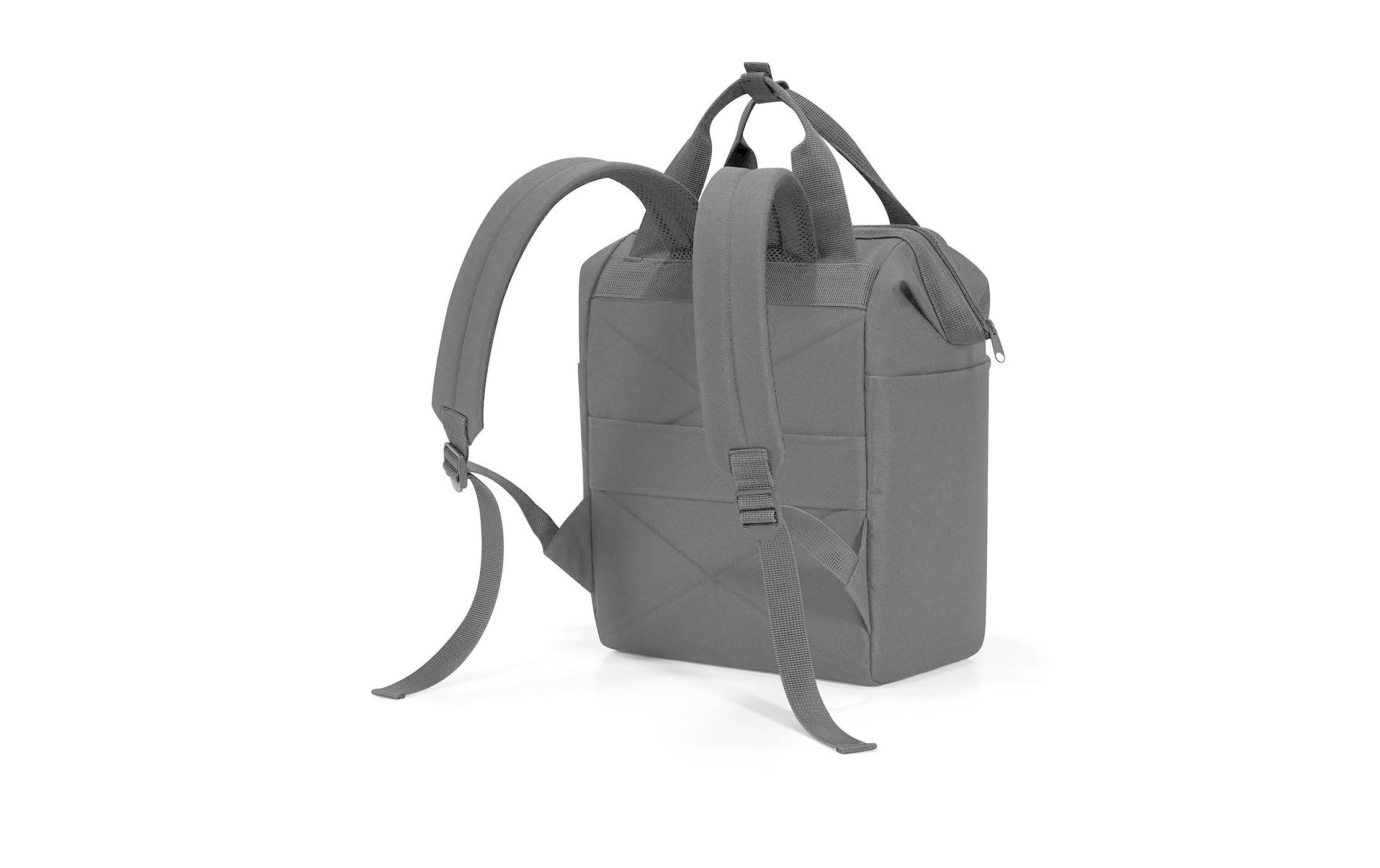 Rucksack Allrounder R BlackKombination aus Rucksack und Tragetasche