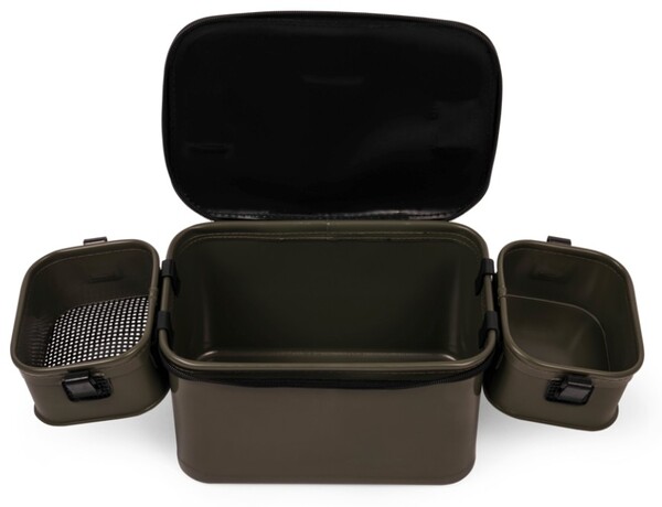 Sac à Appâts Korum EVA Solid Bait Station 8L (avec 2 Plateaux)