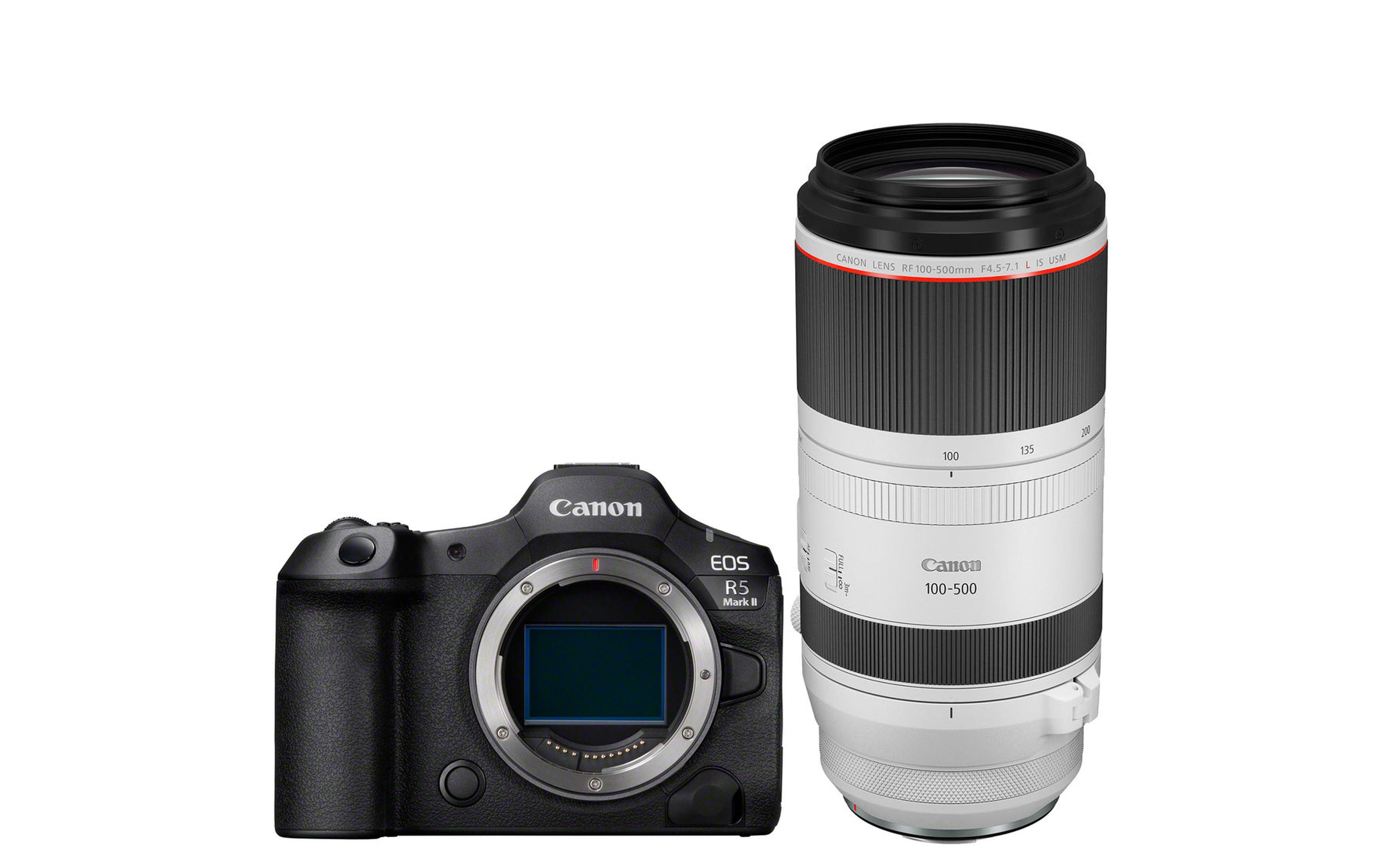 Fotokamera EOS R5 Mark II Kit RF 100-500 mm<br>Leistungsstarke Kamera für Fotografen und Filmemacher aller Genres inklusive Objektiv