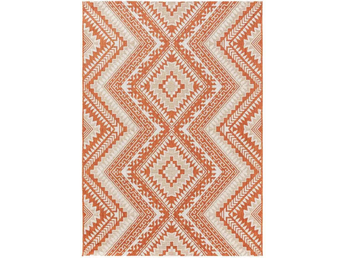 Tapis d'extérieur & intérieur Cleo Orange 200x300 cm