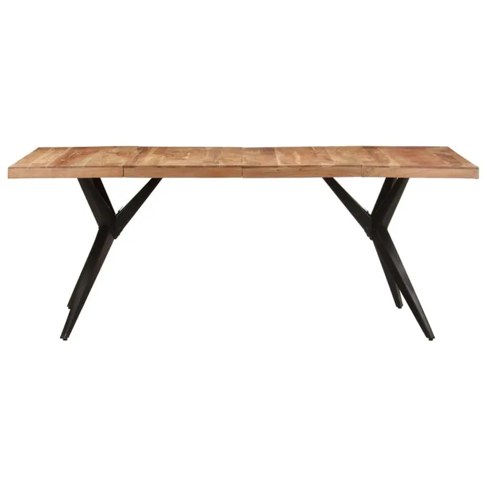 vidaXL - Eettafel - Wit - Hout - 200 x 90 x 76 cm