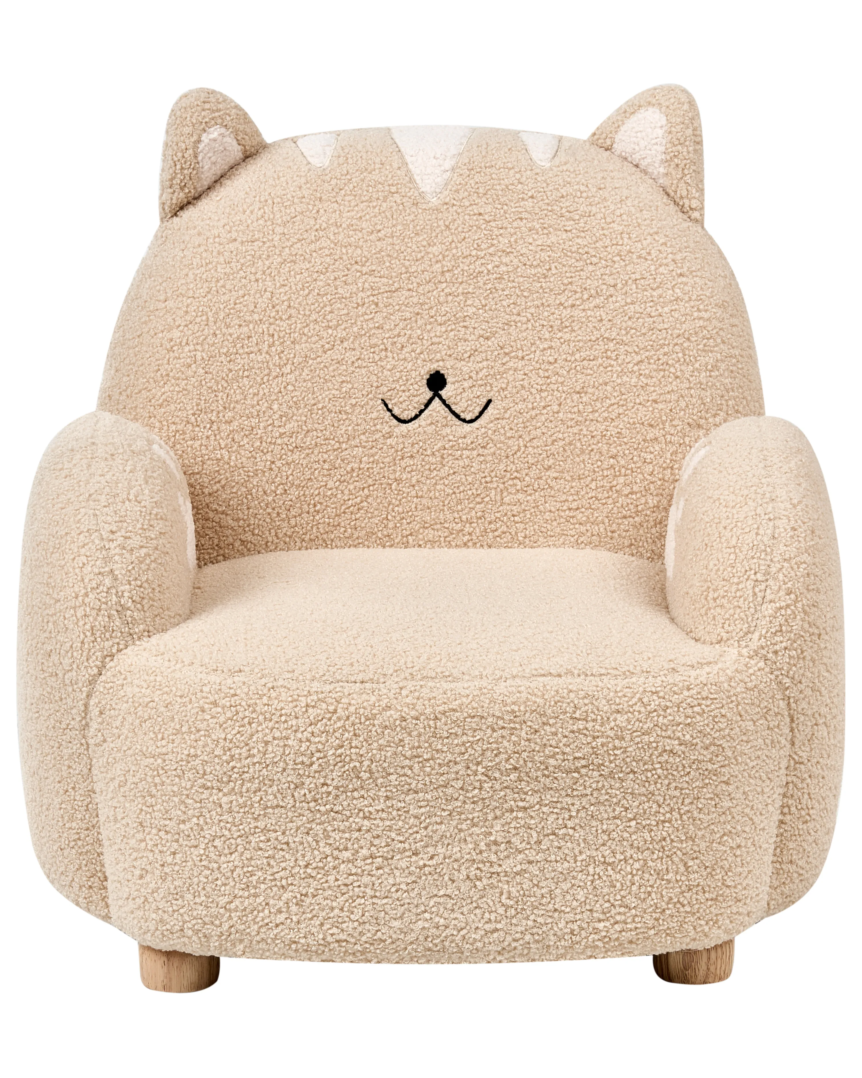 Kinderfauteuil Kat ZOAR Bouclé Beige