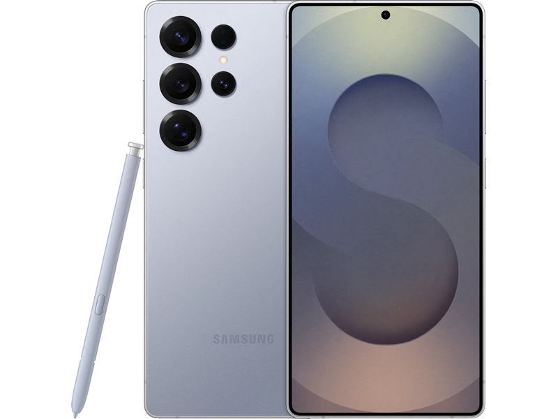 Samsung Galaxy S25 Ultra 512 GB Titanium Silverblue High-End-Flagship-Smartphone mit dynamischem 1-120 Hz Display und fortschrittlichen AI-Funktionen