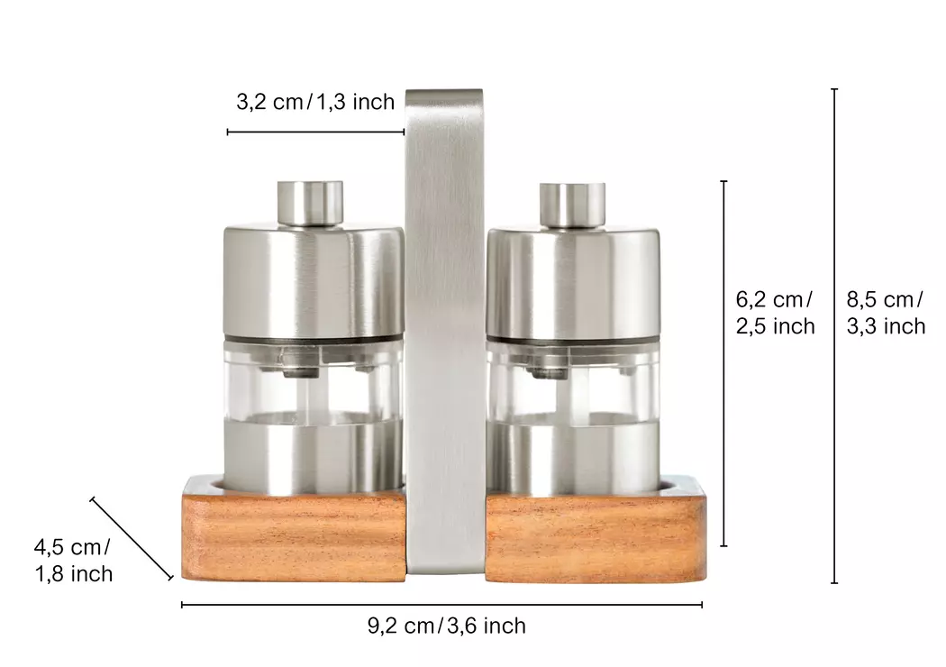 Salz- & Pfeffermühle Menage Classic 3tlg.