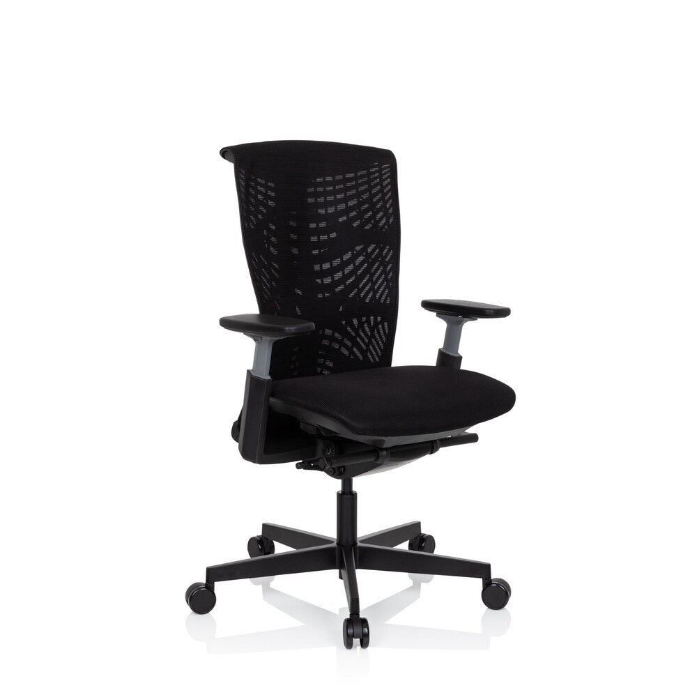 Profi Bürostuhl SKOPE Netzstoff mit Armlehnen (höhenverstellbar) hjh OFFICE