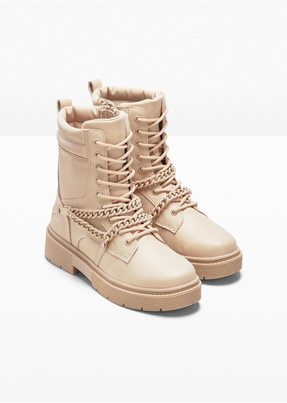 Boots à lacets