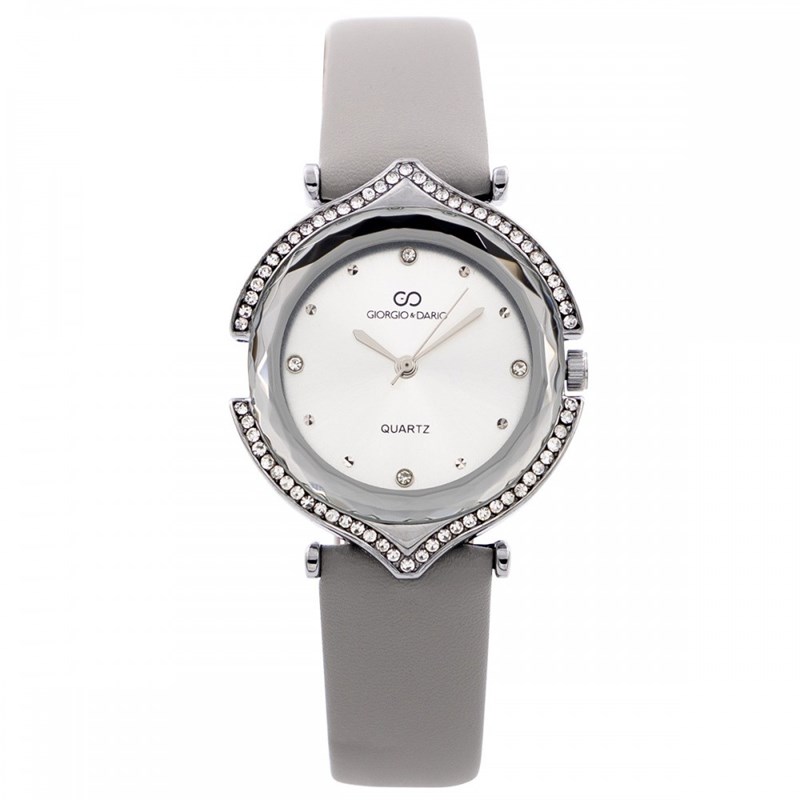 Montre Femme GIORGIO bracelet Cuir Gris