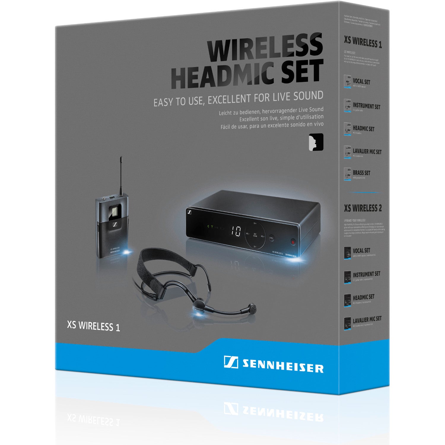 Sennheiser XSW 1-ME3 draadloze headset (GB: 606-630 MHz)