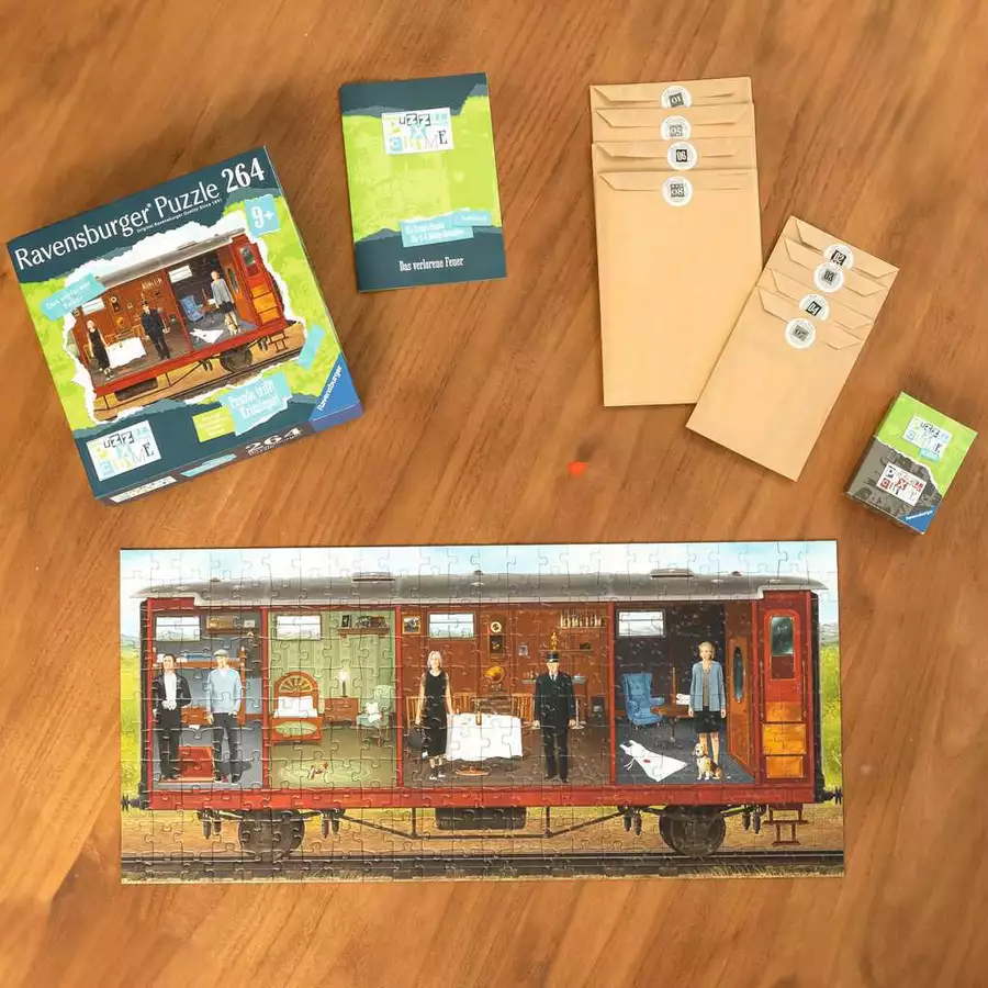 Ravensburger Puzzle X Crime: Das verlorene Feuer bunt