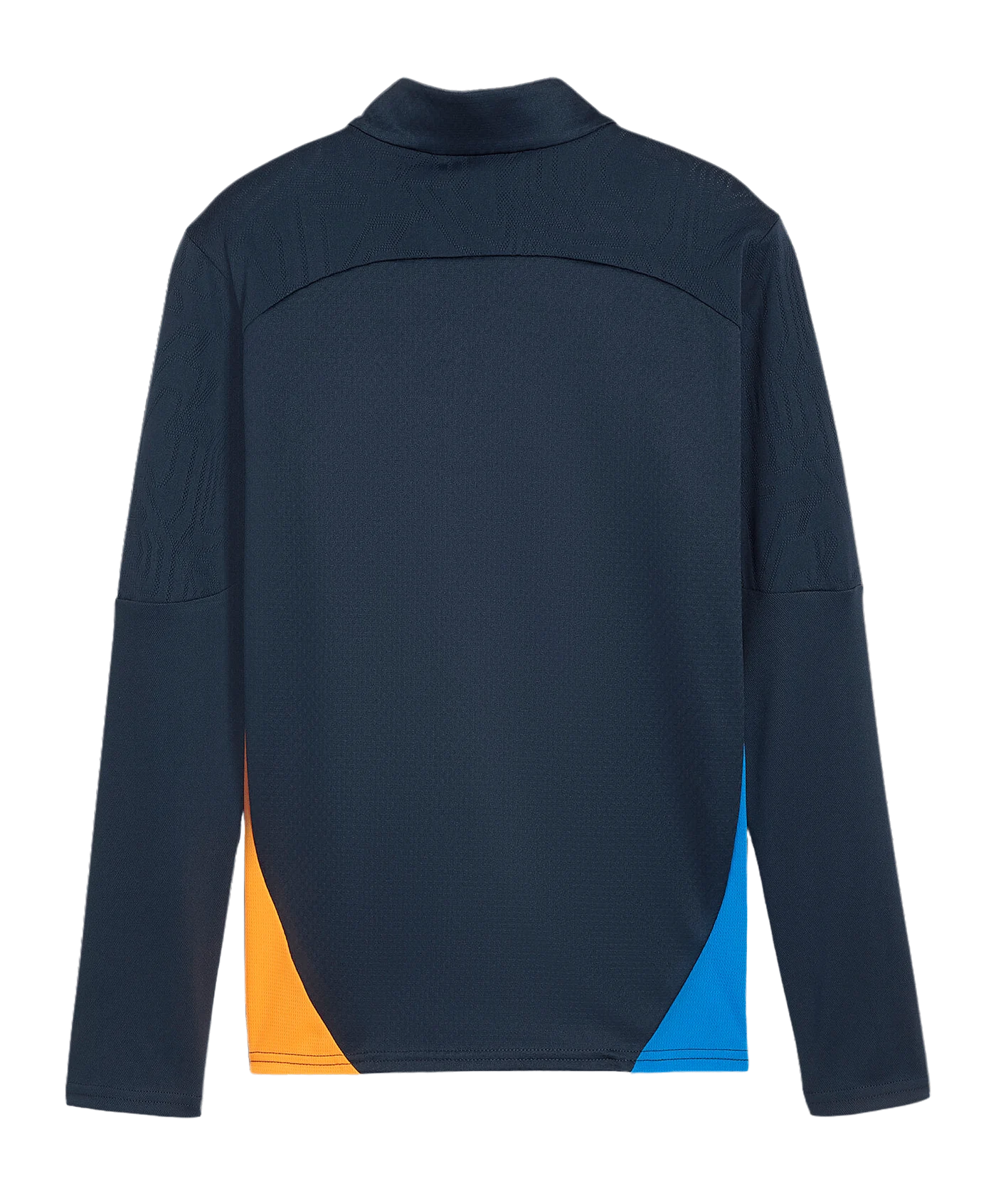 PUMA Olympique Marseille 1/4 Zip Sweatshirt Kids Blau F24