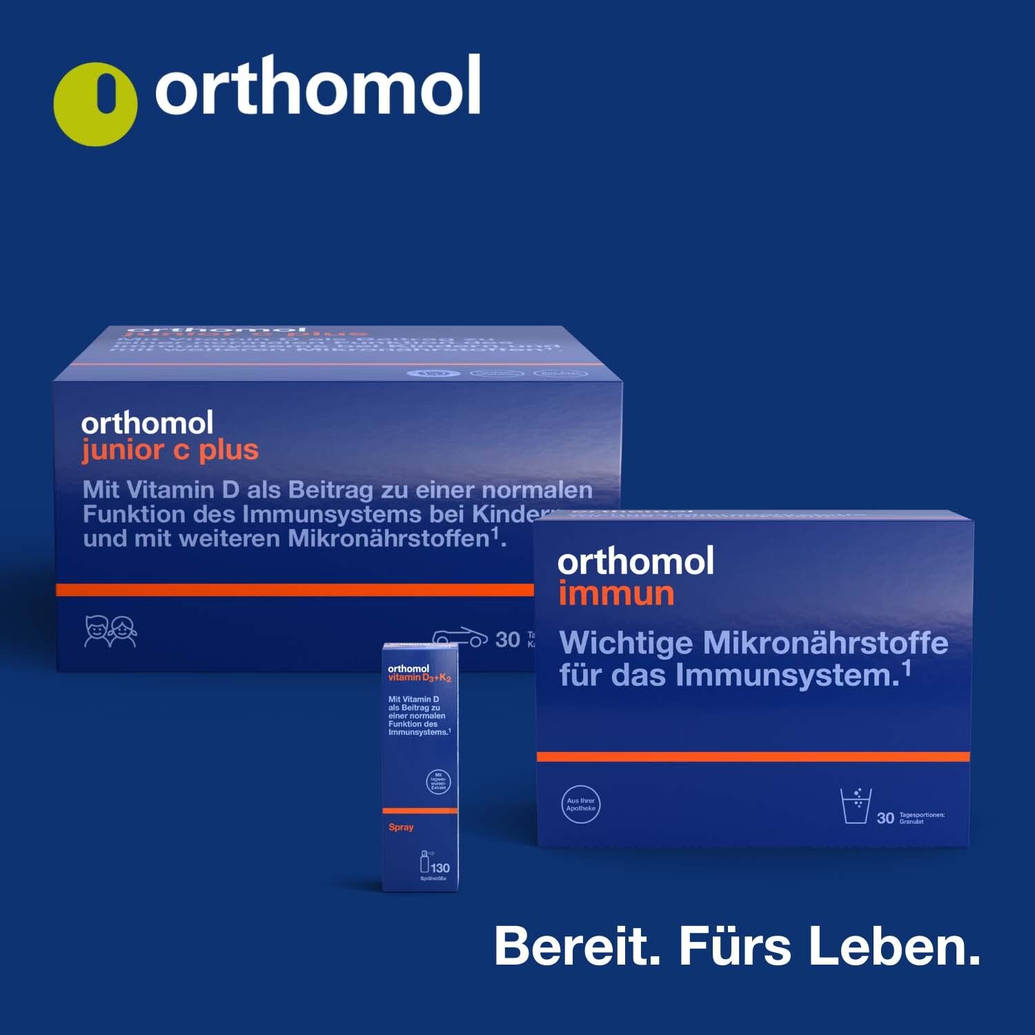 Orthomol Immun pro - für eine intakte Darmflora - Inulin, Mikronährstoffe und ausgewählte Mikroorganismen - Granulat/Kapseln