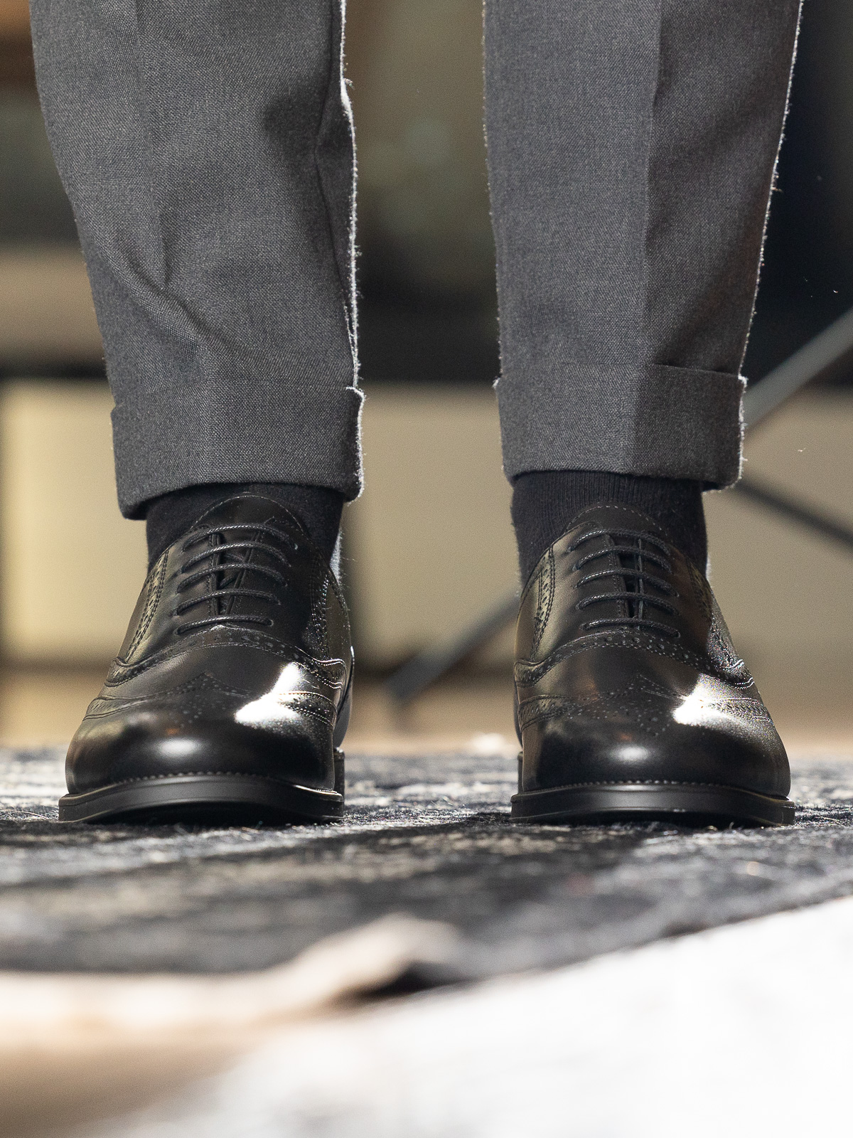 Gregers - Oxford Brogue Black - Trapes Sko