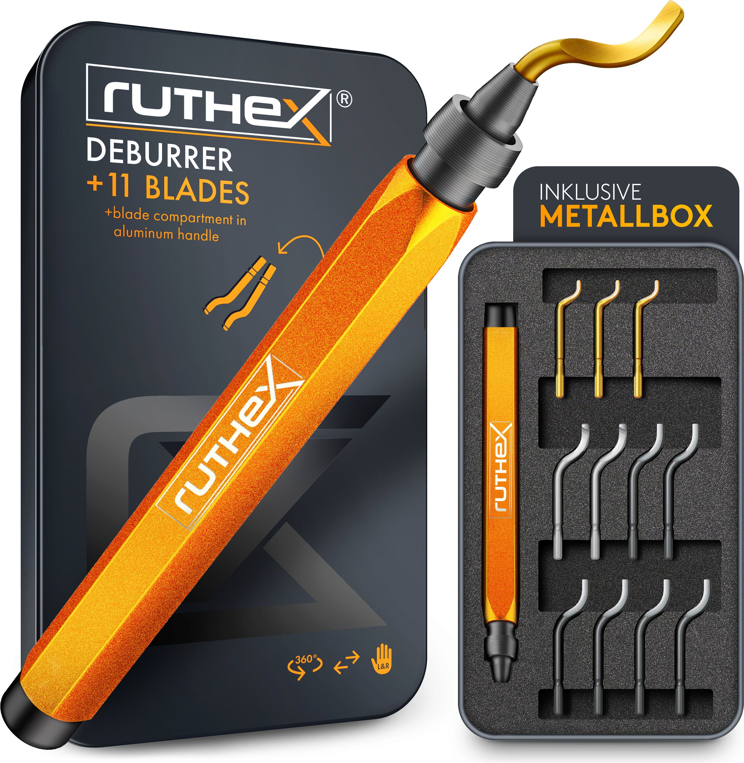 ruthex  Entgrater V2    Werkzeug für die Nachbearbeitung von 3D-Drucken