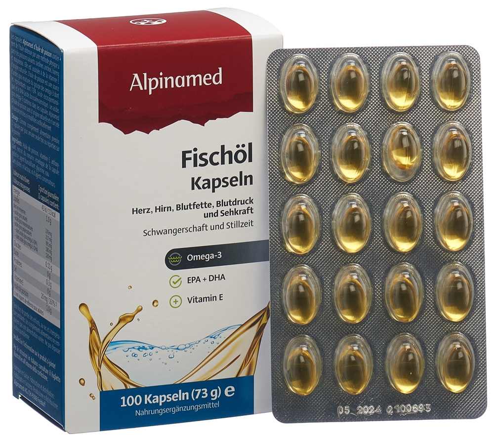 ALPINAMED Fischöl<br>100 Stück, Kapsel