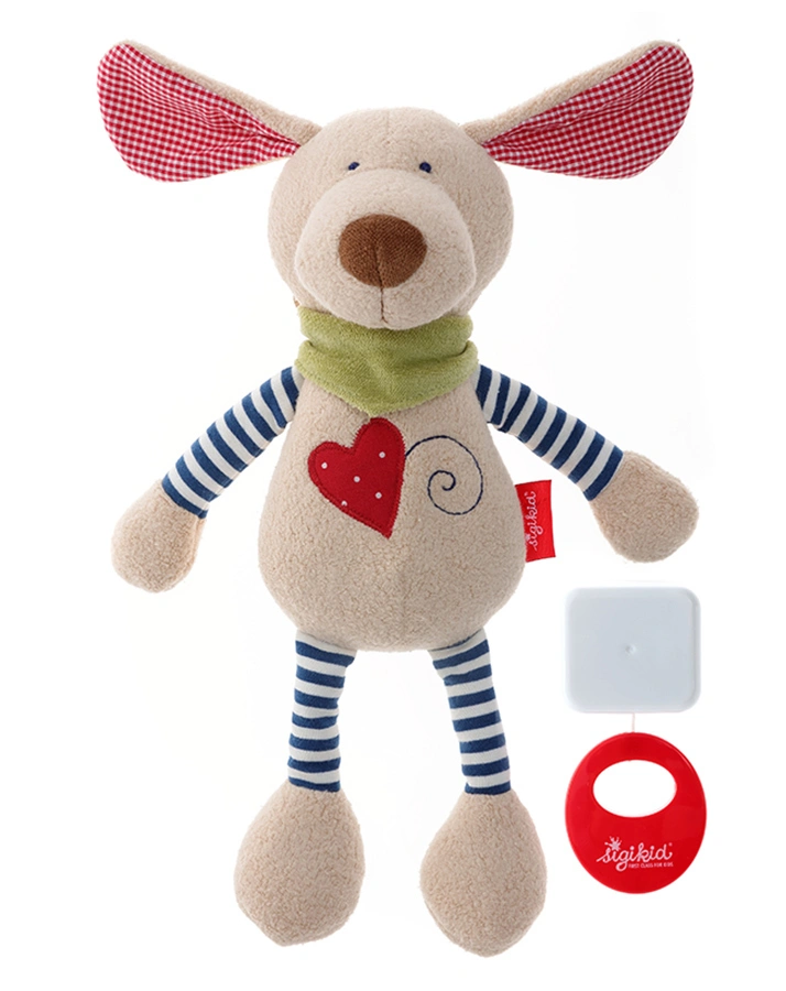 Spieluhr NATURAL LOVE – HUND in bunt