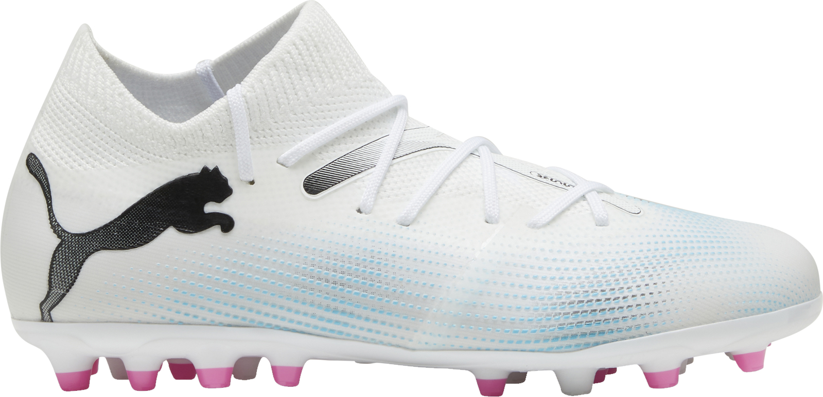 Future 7 Match MG Junior PUMA White/PUMA Black/Poison Pink