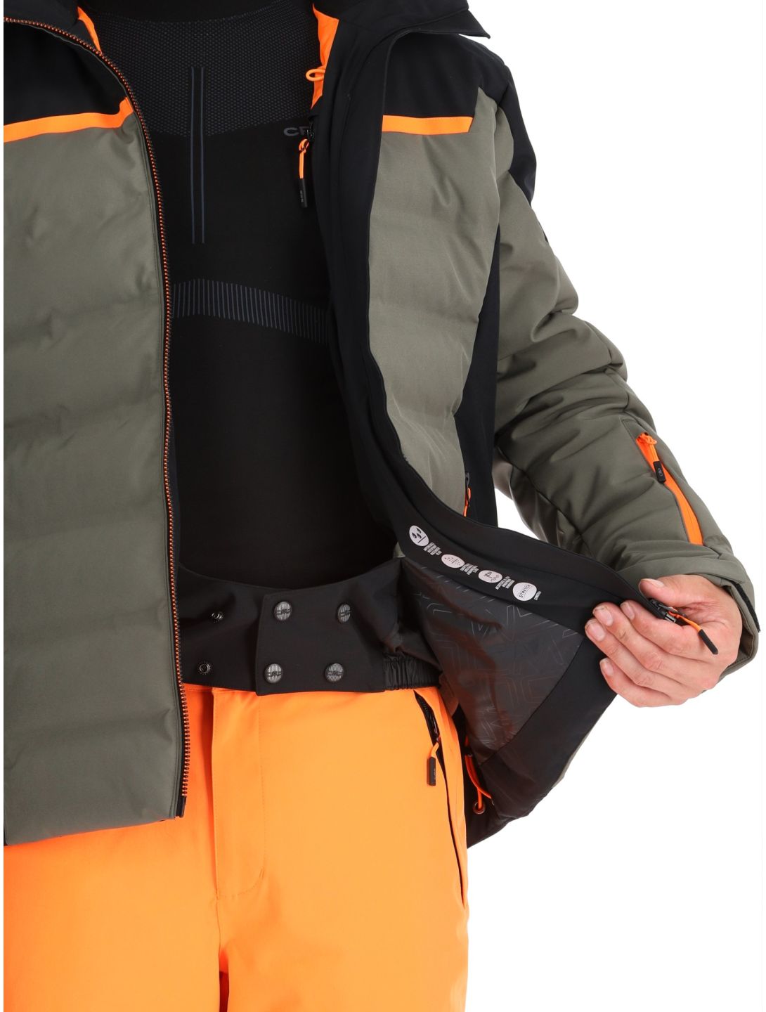 34W4697 ski-jas heren