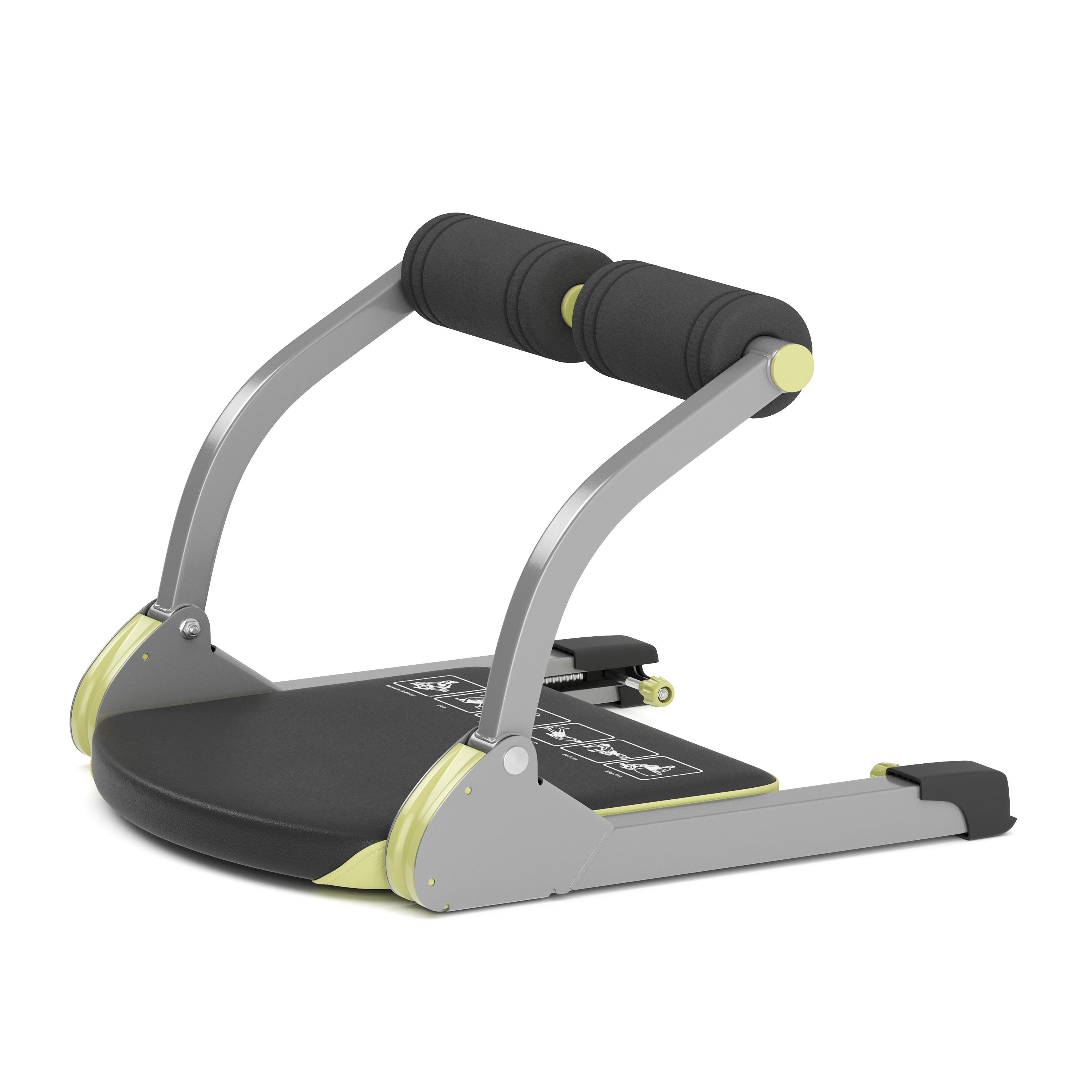 Bauchtrainer AB Trainer OLYMPUS schwarz/silber