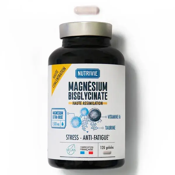 Nutrivie Magnesium Bisglycinate Haute Assimilation 120 gélules