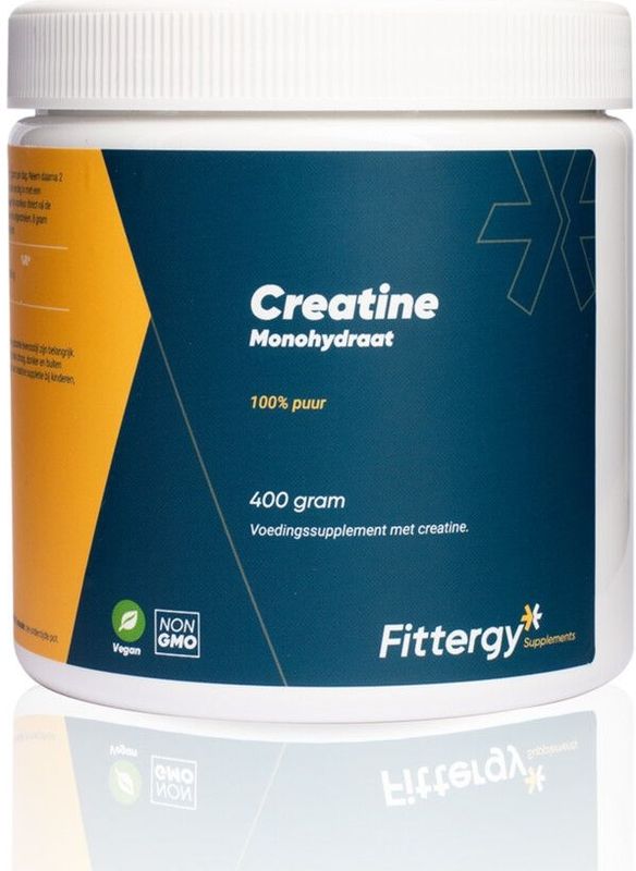 2x Fittergy Supplements Creatine Monohydraat 400 gr