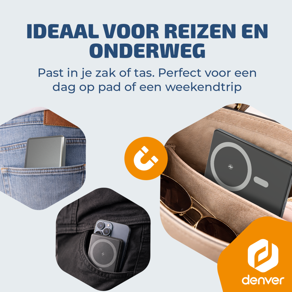 Denver PQCW5010 Powerbank - 5000mAh