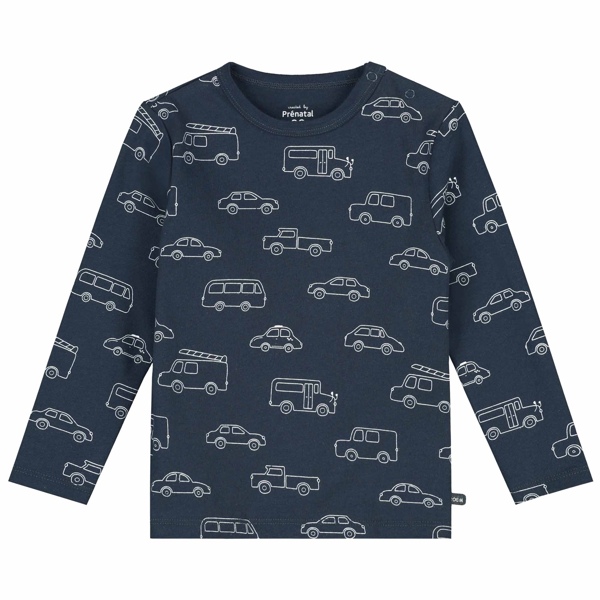 Prénatal peuter pyjama auto's blauw