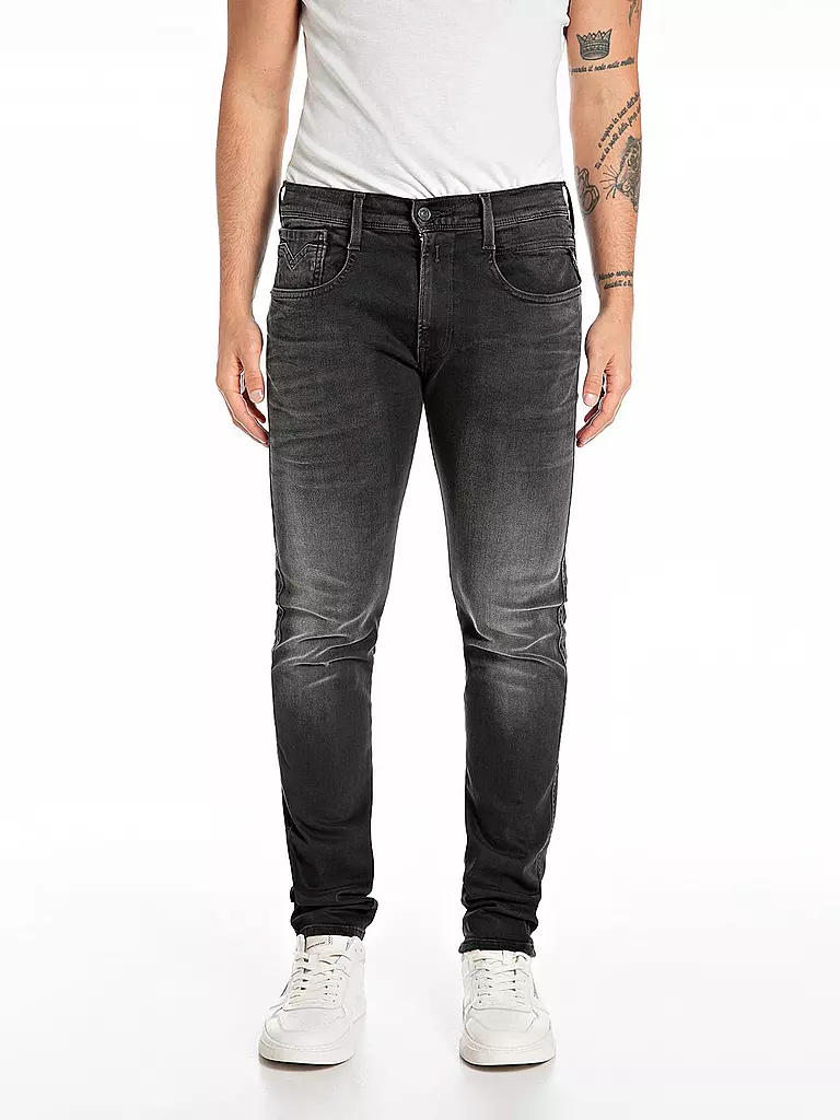 REPLAY Jeans Slim Fit  ANBASS grau