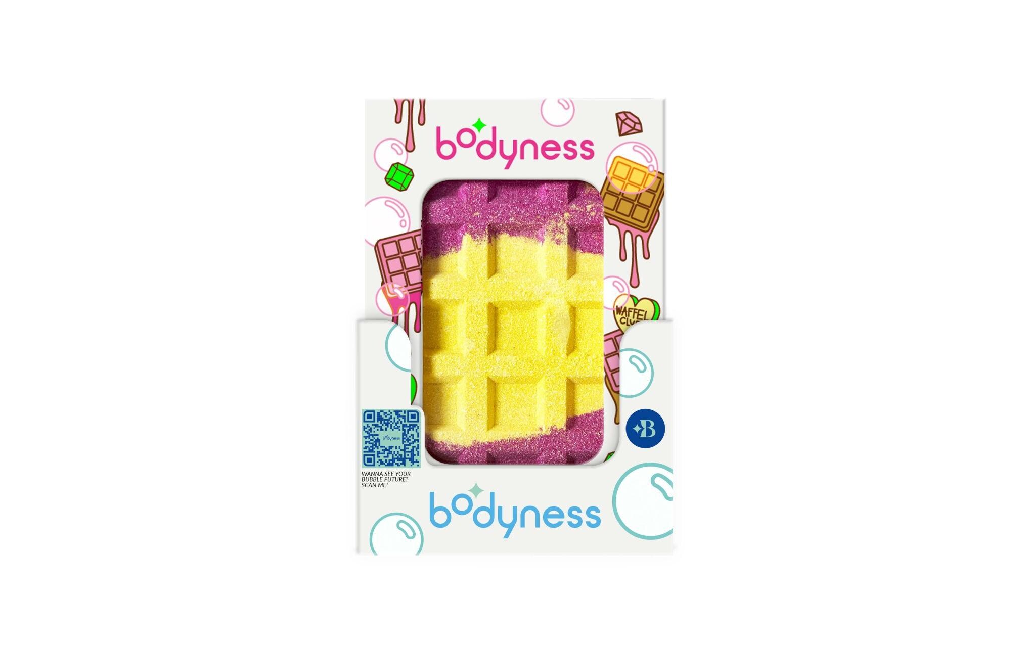 Bodyness Badewaffel 1 Stück, assortiertBadewaffel pflegt die Haut zart
