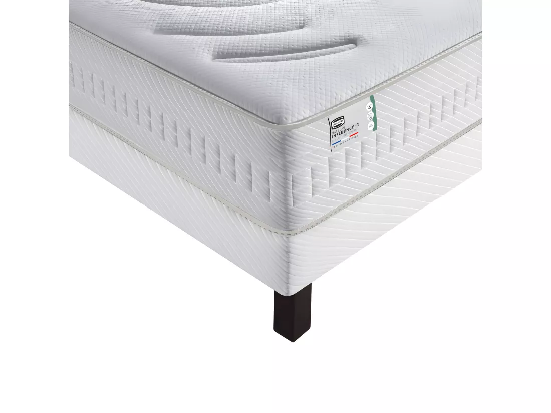 Influence-R - Matelas 100% ressorts et latex, accueil enveloppant - 140x190 cm