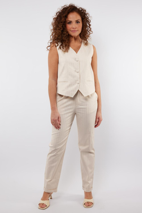 C&S The Label beige dames broek