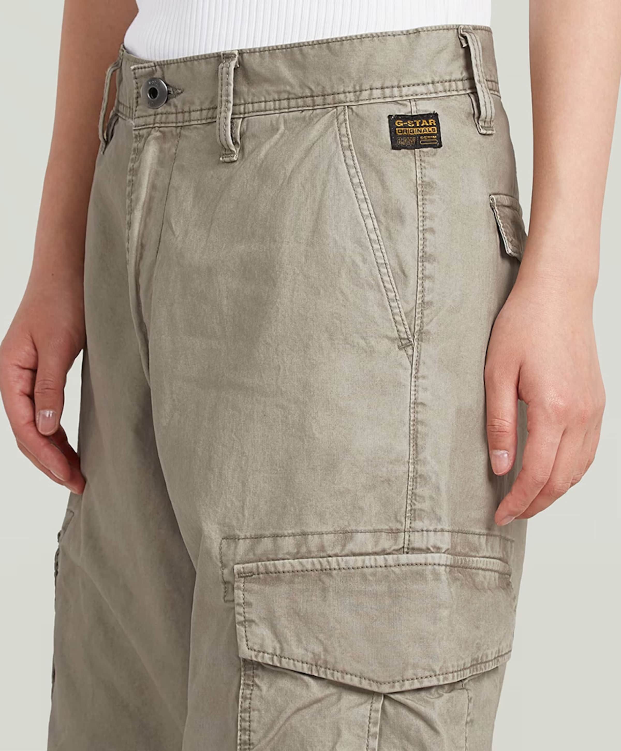 G-Star Raw Cargo 3D boyfriend pants wmn dames broek grijs