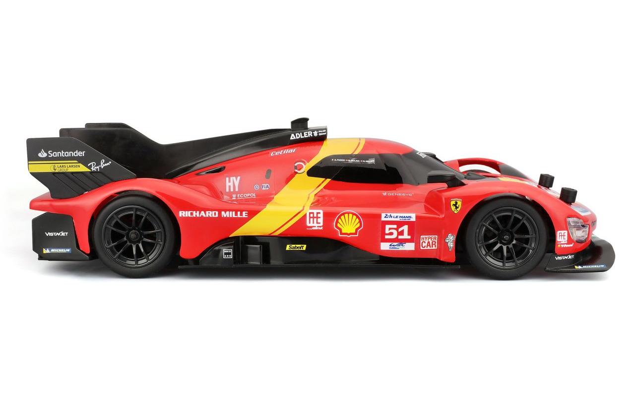 Rennwagen RC Ferrari 499P LMH 2023 1/16, RotFerngesteuertes Spielzeug