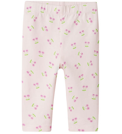 Name It Leggings - NmfVivian - Ballerina/Kirschen