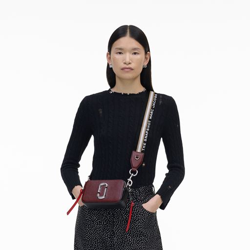 Marc Jacobs The Snapshot Crossbody, Oxblood Multi